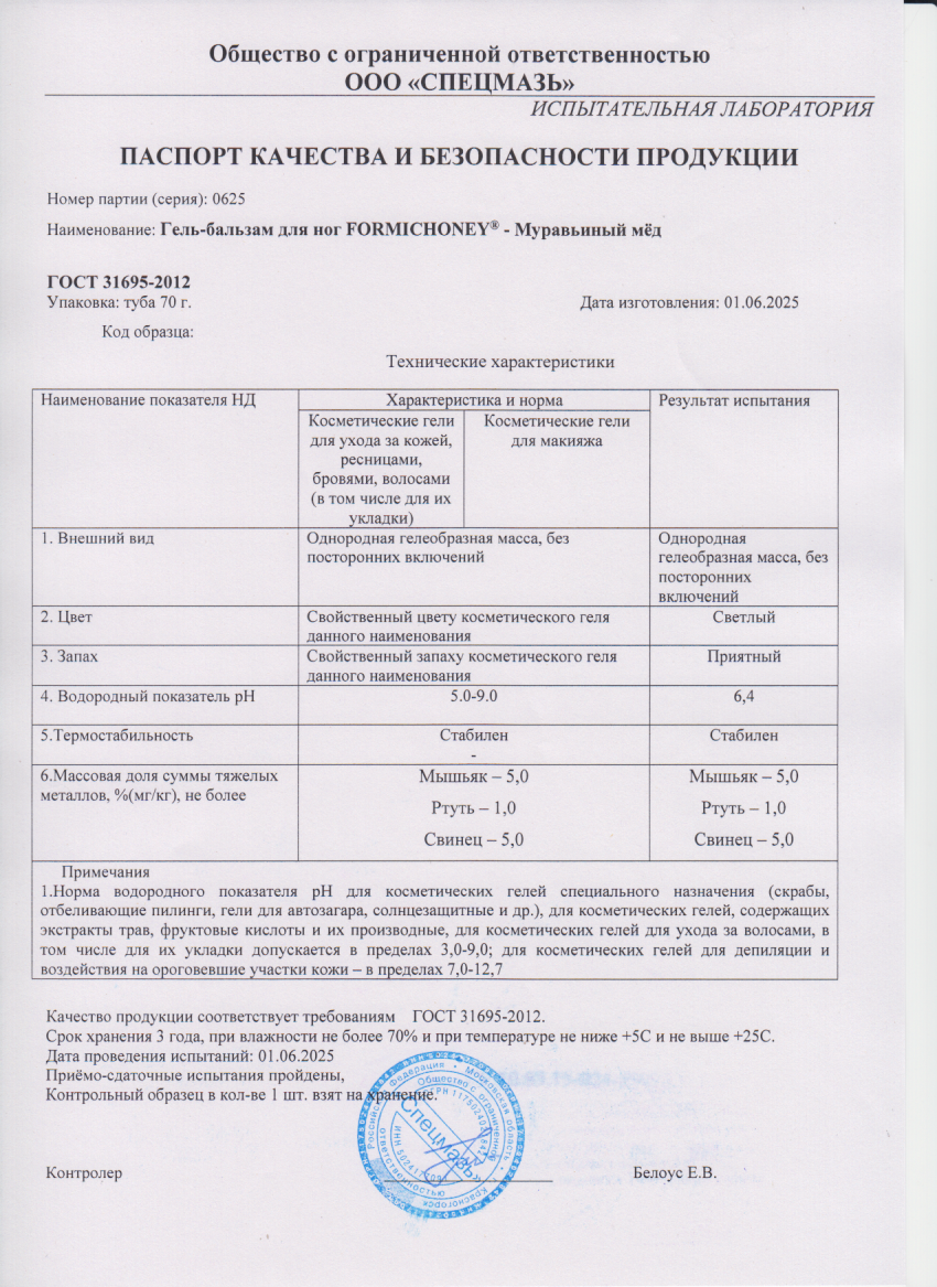 Паспорт №062025